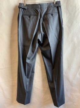 Mens, Suit, Pants, TOM FORD, Heather Gray, Wool, Solid