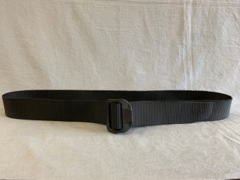Unisex, Fire/Police Belt, Propper, Black, Nylon, Solid, W20-24, M40-42, Tactical Belt, with Black Buckle
