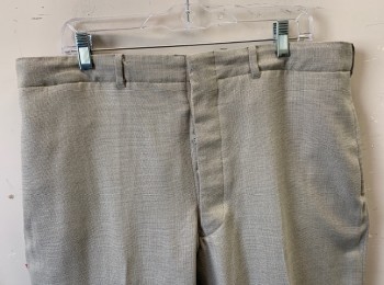 SIAM COSTUMES , Taupe, Linen, Solid, Flat Front, Button Fly, 4 Pockets, Belt Loops, Made To Order