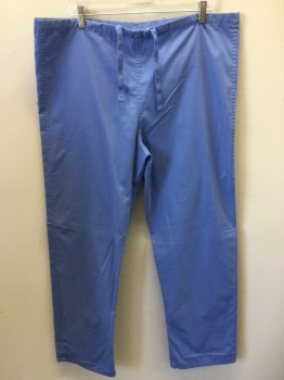 LANDAU, Cornflower Blue, Poly/Cotton, Solid, Drawstring, 1 Back Pocket