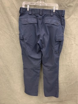 5.11 TACTICAL, Navy Blue, Poly/Cotton, Solid, Cargo, 6+ Pockets, Zip Front Belt Loops, SWAT