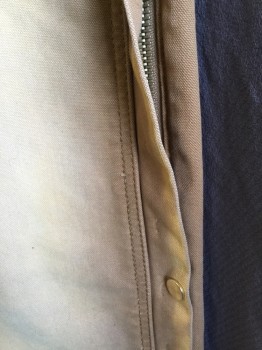 FEAR OF GOD, Camel Brown, Cotton, Solid, Self Long Belt Insert in 1.5" Waistband with "fear of God", 4 Pockets, Brass Zip Side with Shinny Brass Button Down with Short Belt at Hem, (ink Mark Below Right Pocket--see Photo)