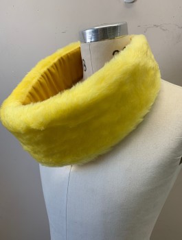 N/L MTO, Yellow, Polyester, Foam, Collar/Neck Piece for Alligator/Crocodile Costume, Yellow Plush, Velcro Closure
