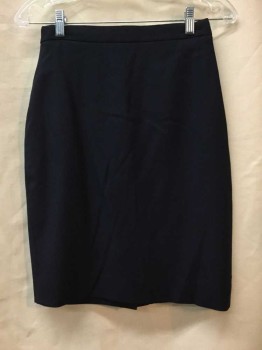 JCREW, Navy Blue, Wool, Synthetic, Solid, Navy