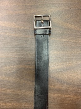 TBW, Black, Leather, Solid, Silver Open Buckle