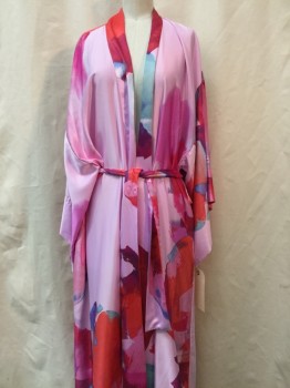 NATORI, Multi-color, Synthetic, Abstract , Multi Color, Abstract Print, Belt