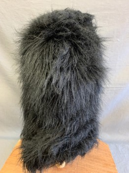 Unisex, Walkabout, MTO, Black, Synthetic, Rubber, Gorilla Head, Faux Fur with Rubber Face