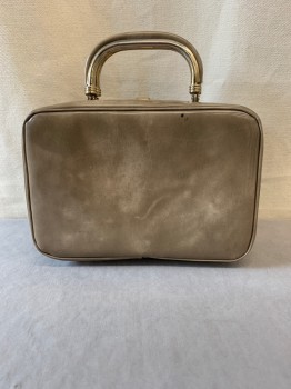 Womens, Purse, NL , Taupe, Smoky Black, Leather, Slightly Lighter Shade Marble, Patent Leather, Rectangle Shape, Gold Metal Hardware