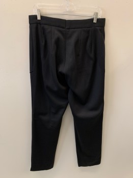 Mens, Sci-Fi/Fantasy Pants, MTO, Black, Polyester, Solid, 32/31, Zip Fly, F.F,
