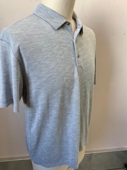 CAMPIA, Heather Gray, Rayon, Polyester, S/S,