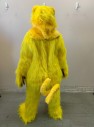 N/L, Yellow, Faux Fur, "Grateful Dead" Bear-Panther, Plush Furry Body, Long Sleeves, Full Legs with Stirrups at Leg Openings, Velcro Closure at Center Back, Wired "Tail" in Back (There are Other Grateful Dead Bears-Panther in Hot Pink, Green and Blue in Stock), Cat