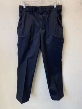 Womens, Police/Fire Pants , FLYING CROSS, Navy Blue, Poly/Cotton, Solid, Sz.6, Tactical Pants, Rip Stop Fabric, Zip Fly, 1" Wide Belt Loops, 6 Total Pockets Including Zip Pockets at Each Hip, Multiples