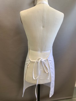 WEALUXE, White, Polyester, Solid, No Pockets, Self Ties at Waist, Multiples