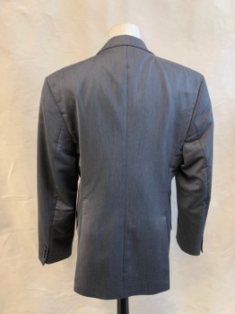 ZARA MAN, Warm Gray, Synthetic, Heathered, Single Breasted, Collar Attached, Notched Lapel, Hand Picked Collar/Lapel, 2 Buttons,  3 Pockets