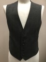 BOGLIOLI, Black, Gray, Navy Blue, Wool, Houndstooth, 5 Buttons, Single Breasted,