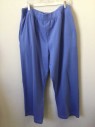Womens, 1980s Vintage, Sweatpants, PEMBROOK, Lavender Purple, Cotton, Polyester, Solid, Ribbed Knit Elastic Waist, 2 Pockets
