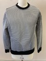 JAMES LONG, White, Black, Polyester, Novelty Pattern, Solid, CN, Solid Back, Overlay of White Honeycomb Mesh Front & Sleeve 2 Side Pockets, Ribbed Knit Neck,waist And Cuffs. * Multiples*