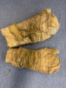 Mens, Historical Fiction Piece 4, MTO, Lt Brown, Dk Beige, Cotton, Solid, Graphic, OS, Mittens, Gauze/cotton Wrapped, Hook Eye Closures, Mummy, Ancient Egypt